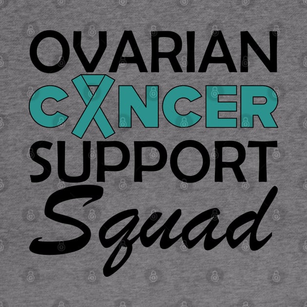 Ovarian Cancer Support Squad by KC Happy Shop